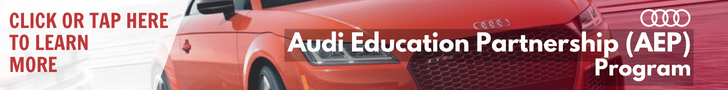 Audi AEP Program banner