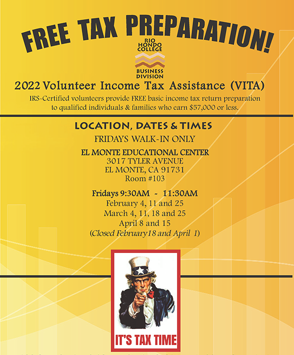VITA Tax preparation