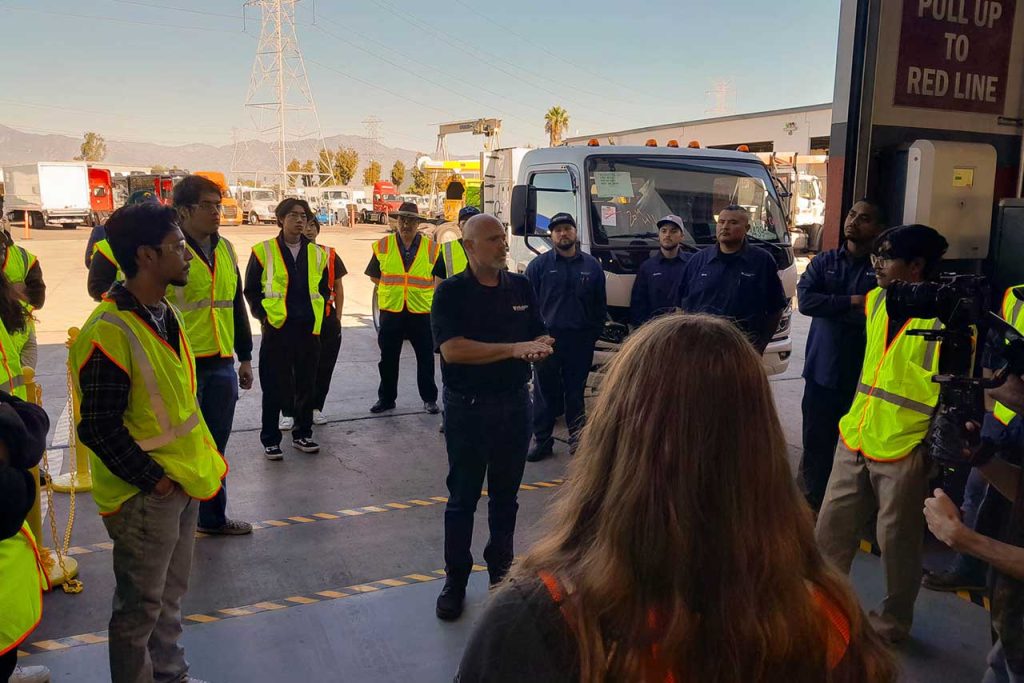 Rio Hondo College students get a glimpse at a future in electric-powered trucking