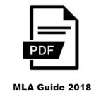 MLA Handout with examples of citations