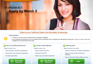 Dream Act Application 