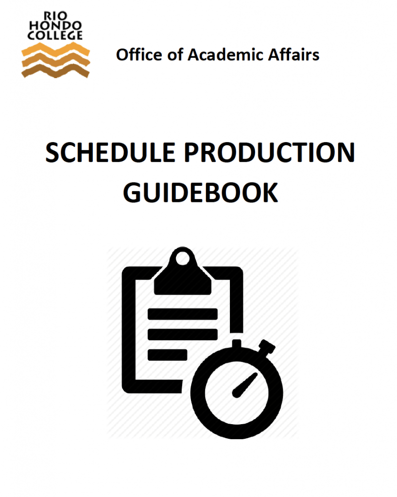 Schedule Production Guidebook Icon