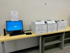 Print Release Station and Library Printers in the Copy Center