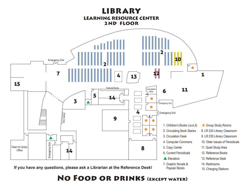 Map of Library