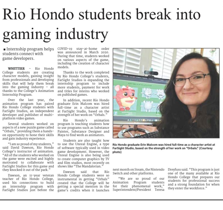 rio hondo students break into gaming industry