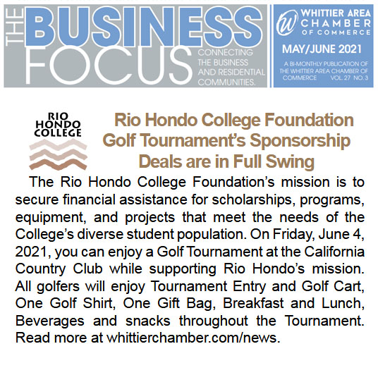 business focus - RHCF Golf tournament