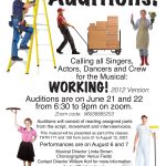 Working Auditions flyer