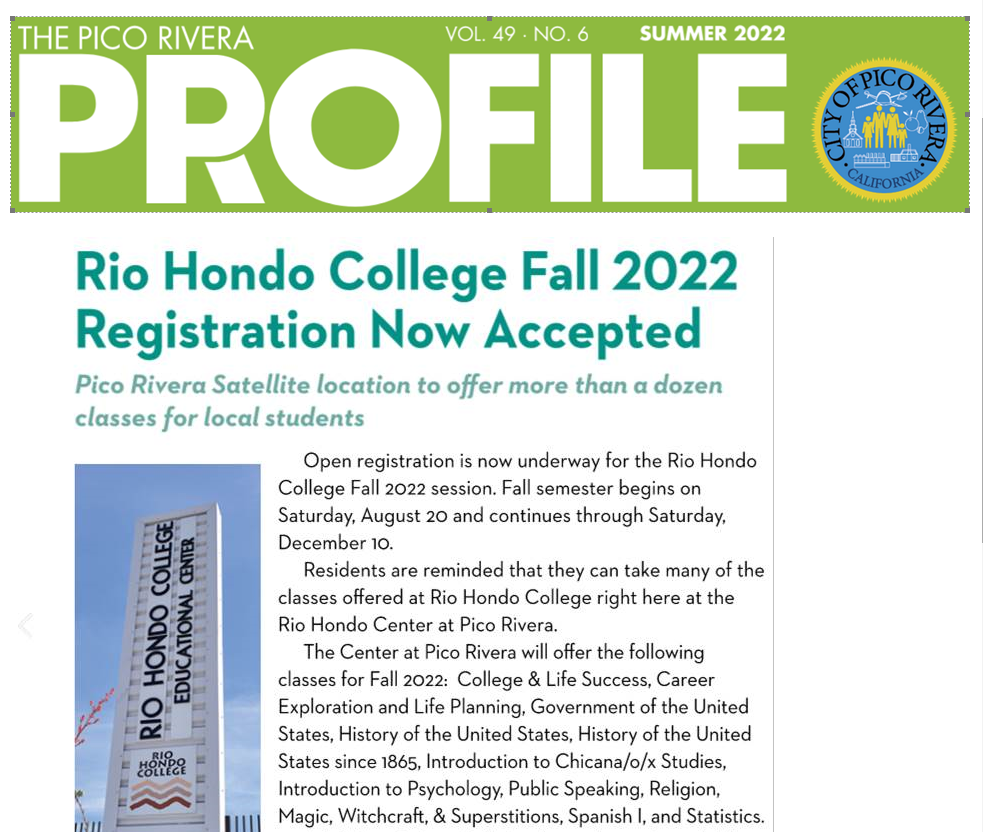 Pico Rivera Profile