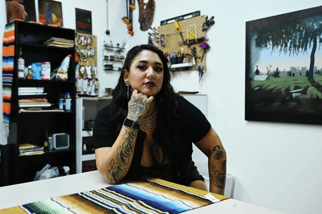 Danie Cansino in her Los Angeles studio.
