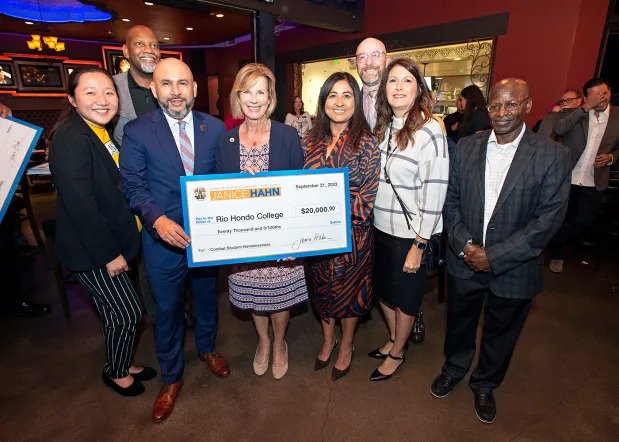 Los Angeles County Supervisor Janice Hahn presented $200k to 10 school districts in the Whittier area on Thursday, Sept. 21, to fund efforts to combat student homelessness. (Photo credit: Diandra Jay)