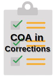 COA in Corrections Button for Program Advising Sheet