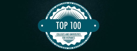 Top 100 college for hispanics