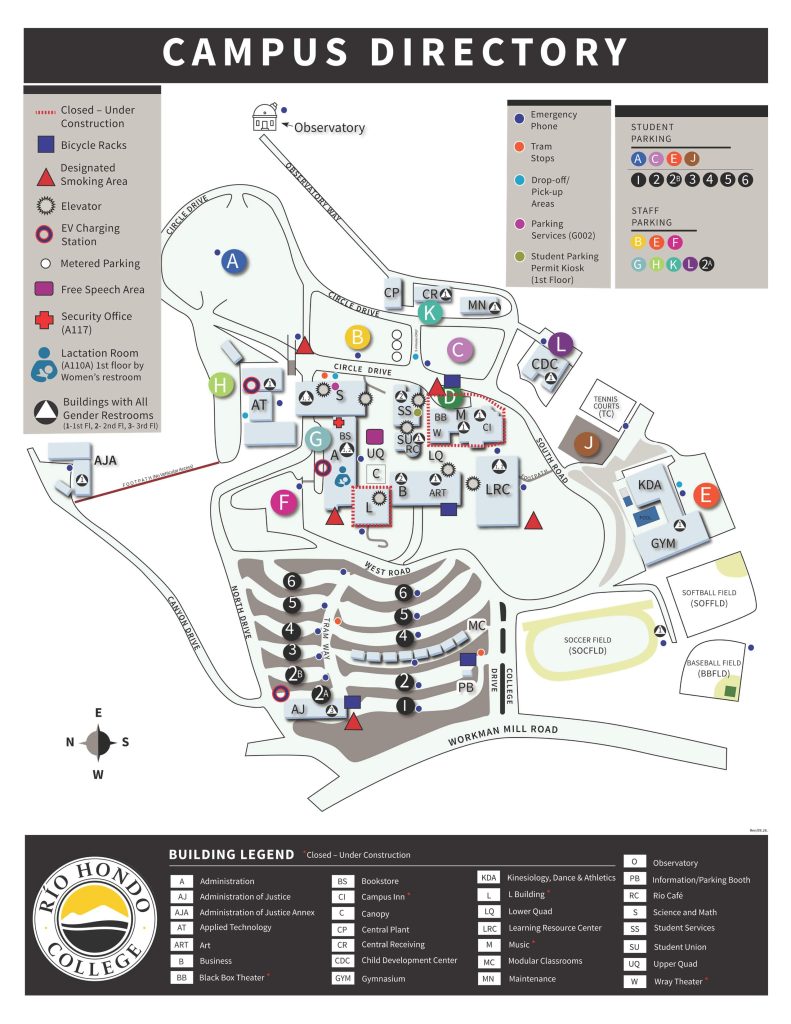 Campus Map - UPdated October 2023
