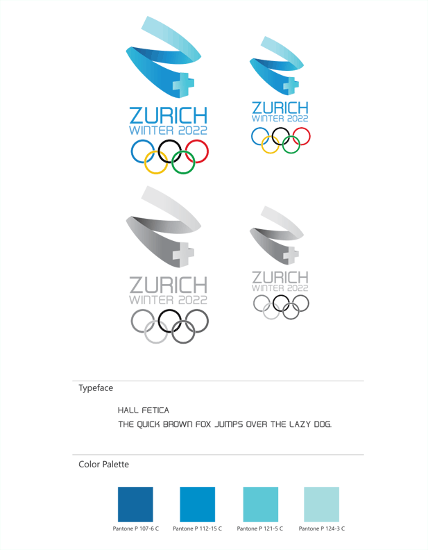 Olympic Games Identity Design project example Rio