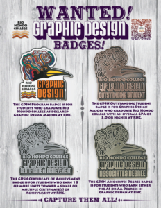 Graphic Design badging flyer