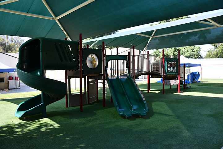 An outdoor playground offers limitless fun