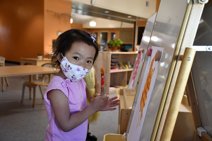Kids can have an opportunity to paint and create