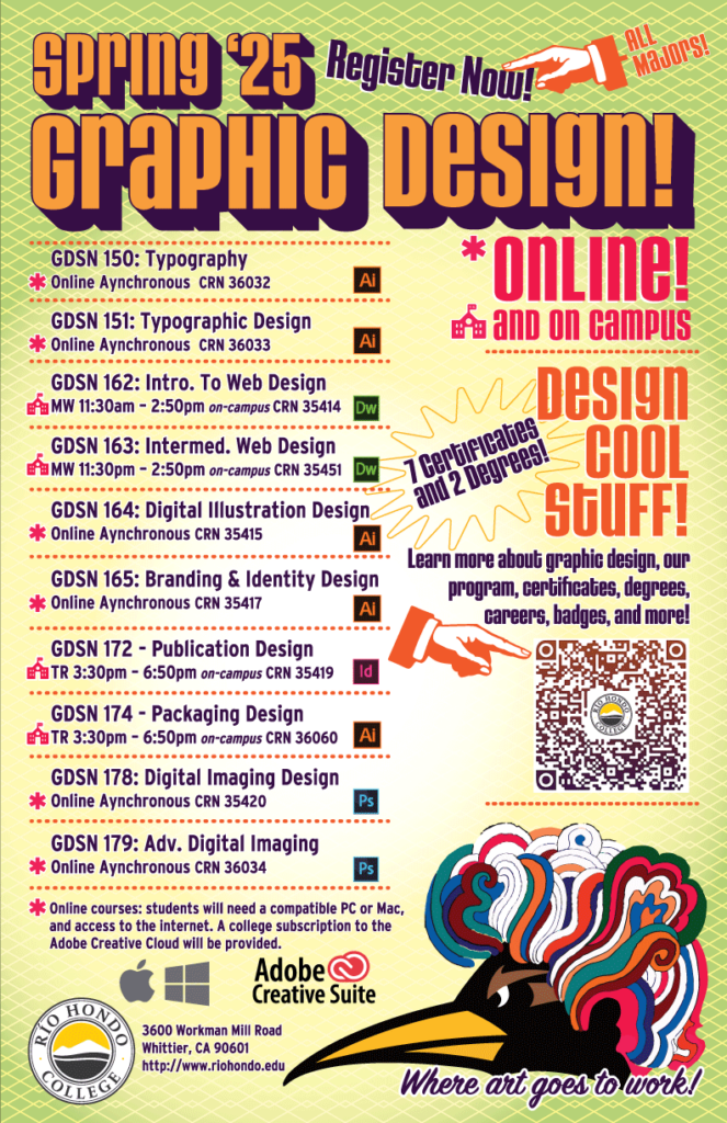 Spring 2025 graphic design program