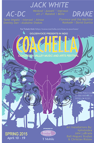 Concert Poster Design example at Rio college