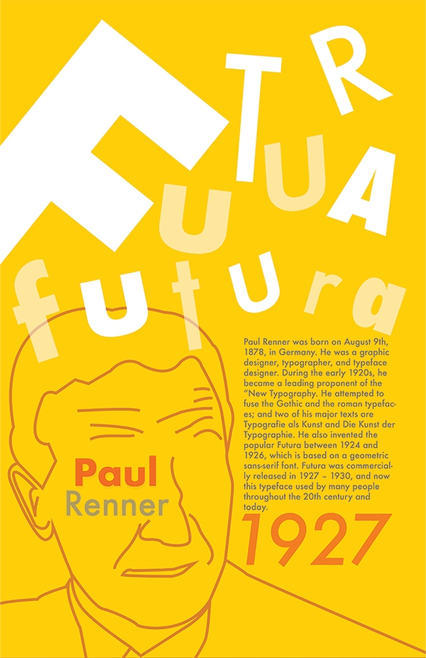 student typography poster rio graphic design