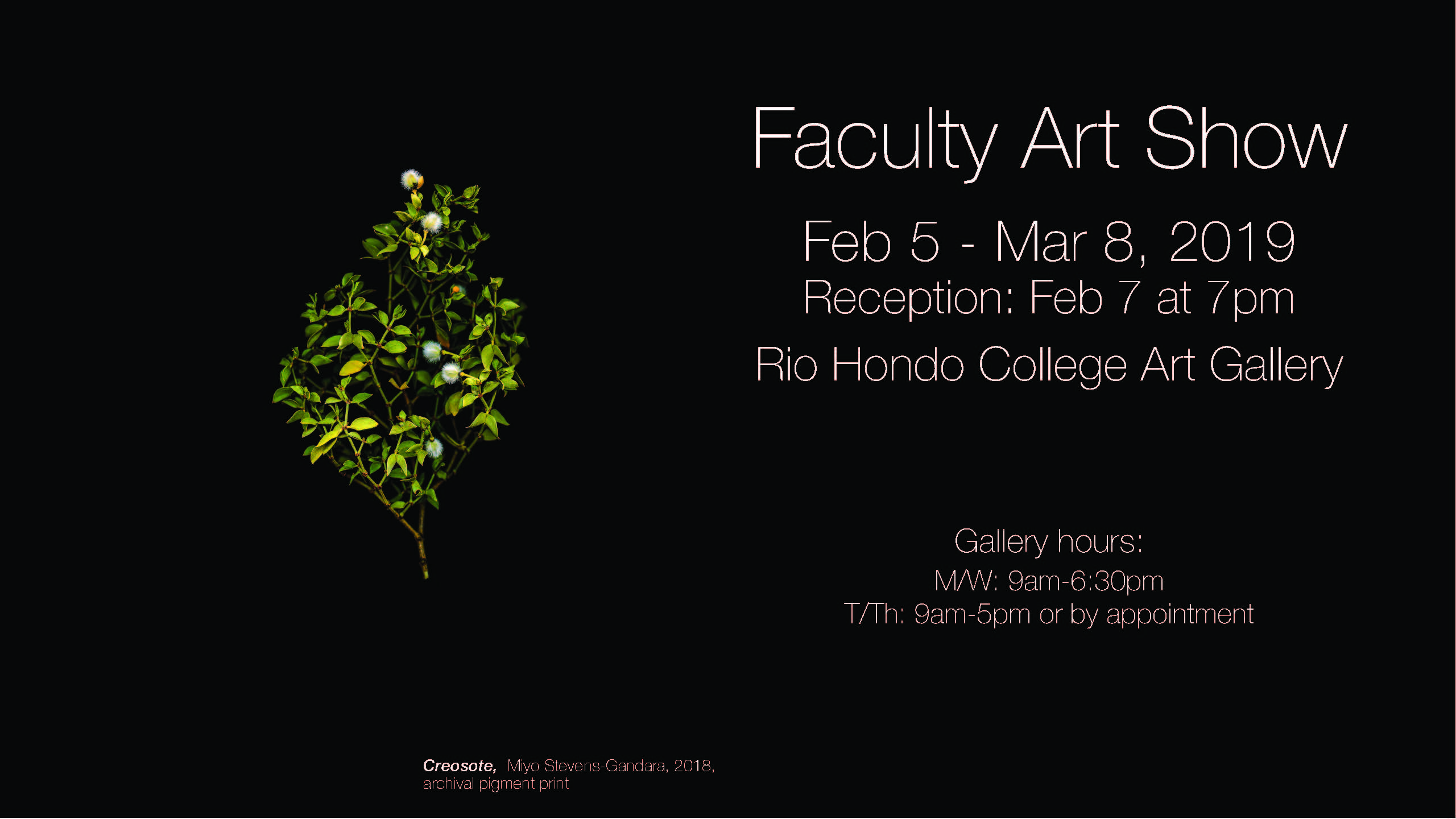 Faculty Art Show 2019