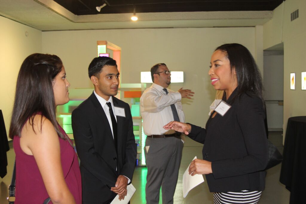 Mentors and Mentees interacting