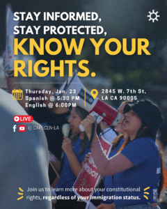 Río Hondo College Invites Community to Attend Know Your Rights Workshop Hosted by CARECEN