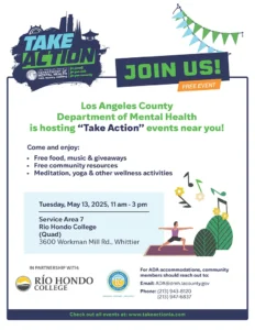 Take action flyer