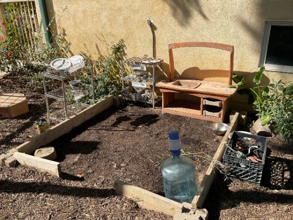 Toddler mud kitchen