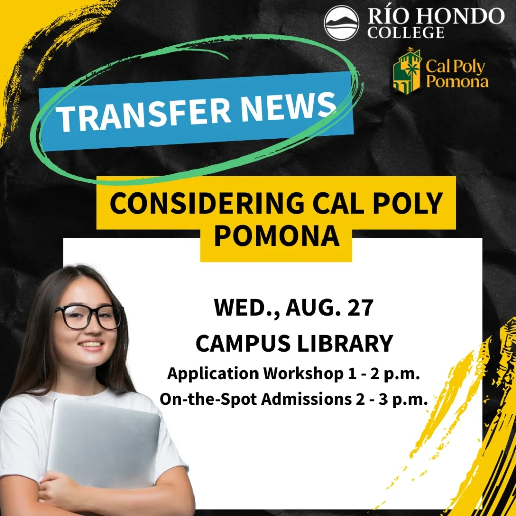 Transfer to CalPoly Pomona