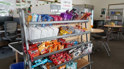 Hope Scholars student with laptop