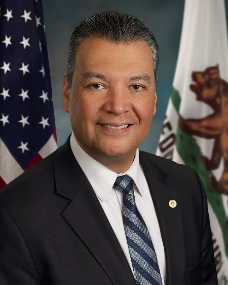 Official portrait of U.S. Senator Alex Padilla