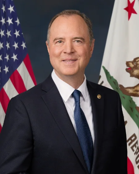 Official portrait of U.S. Senator Adam Schiff