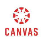 Red Canvas logo with a circular icon composed of dots and arches above the word "CANVAS" in bold, uppercase letters on a light background.