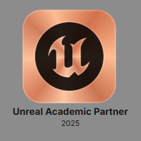 Unreal Academic Partner 2025 badge